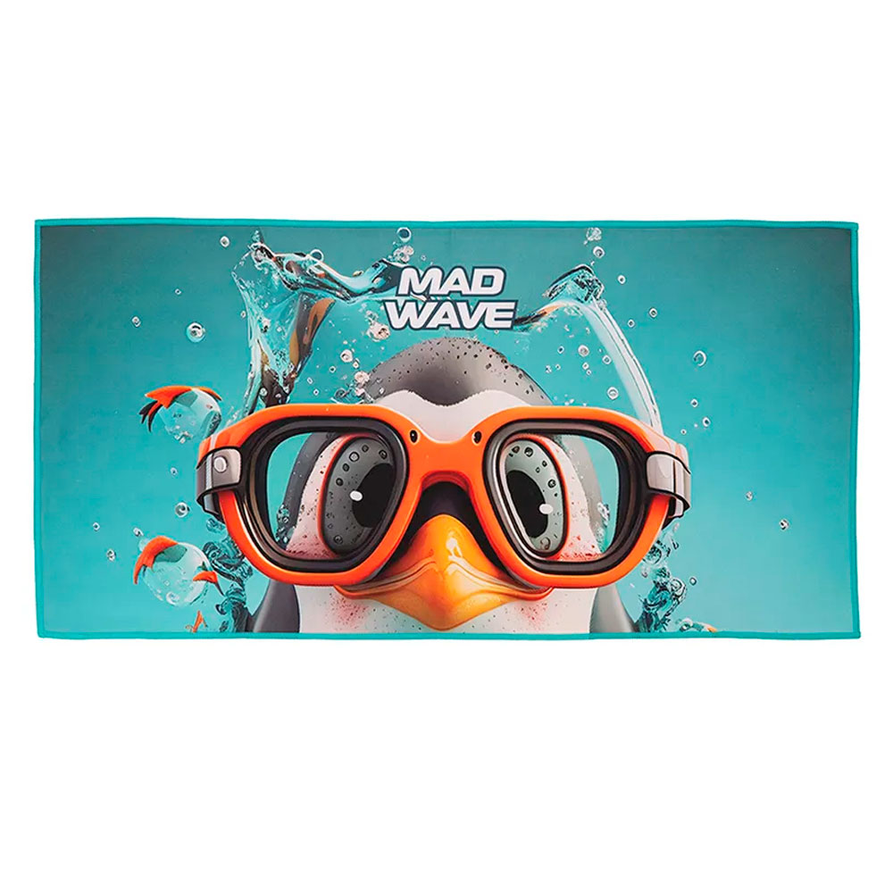 Полотенце MAD WAVE  Microfiber towel Penguin