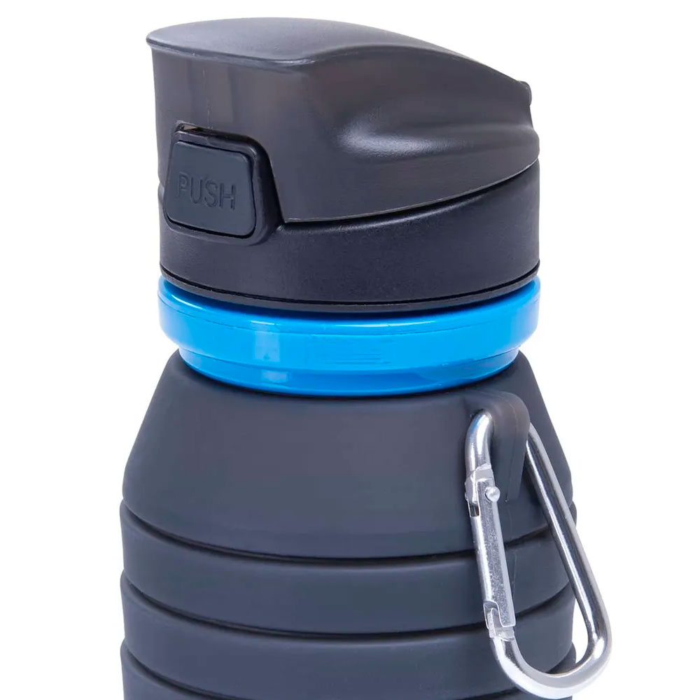 Бутылка для воды складная STARFIT с карабином