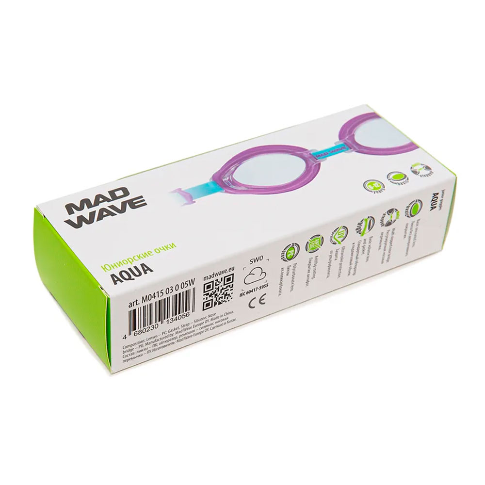 Очки MAD WAVE AQUA JUNIOR