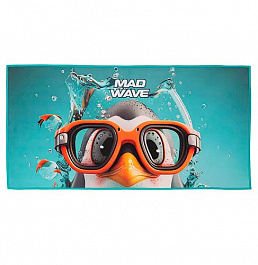 Полотенце MAD WAVE  Microfiber towel Penguin